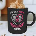 I Wear Pink In Memory Of Niece Breast Cancer Shirts Tshirt Graphic Print Coffee Mug