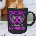 I Wear Purple In Memory Of Friend Alzheimers Heart Graphic Graphic Print Coffee Mug I Wear Purple In Memory Of Friend Alzheimers Heart Graphic Graphic Print Coffee Mug