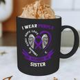 I Wear Purple In Memory Of Sister Epilepsy Awareness Family Graphic Print Coffee Mug