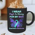 I Wear Purple In Memory For My Son Overdose Awareness Graphic Print Coffee Mug