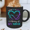 I Wear Teal & Purple In Memory Of My Niece Graphic Print Coffee Mug I Wear Teal & Purple In Memory Of My Niece Graphic Print Coffee Mug