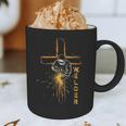 Welder Christian Cross Weld Welding Dad Jesus Lover Graphic Print Coffee Mug