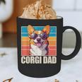 Welsh Corgi Pembroke Dog Corgi Dad -Adults Small Classic Fit Short Sleeve Cotton Polyester Blend Graphic Print Coffee Mug