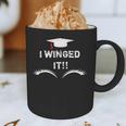 I Winged It Cosmetology Graduation Graphic Print Coffee Mug