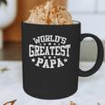 World's Greatest Papa Shirt Dad Father's Day Graphic Print Coffee Mug World's Greatest Papa Shirt Dad Father's Day Graphic Print Coffee Mug