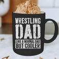 Wrestling Dad Shirt Men Fathers Day Wrestling Dad Graphic Print Coffee Mug