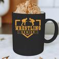 Wrestling Senior Night Wrestling Senior 2025 Graduation 17 Graphic Print Coffee Mug