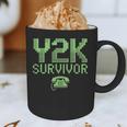 Y2K Survivor 2000s Nostalgia Retro Vintage Nostalgic Graphic Print Coffee Mug