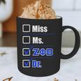 Zeta Phi Beta Doctor Graduation Zeta Phi Beta HBCU Doctor Graphic Print Coffee Mug