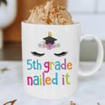 5th Grade Nailed ItShirt Unicorn Graduation Class Of 2018 Graphic Print Coffee Mug