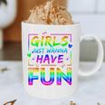 80's Girls Just Wanna Have Fun Nostalgia 1980s Style Premium Tri-Blend Graphic Print Coffee Mug