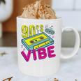 90's Vibe Retro Style Cassette Tape Nostalgia 1990s Party Premium Tri-Blend Graphic Print Coffee Mug
