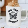Anti-Social Butterfly Awkward Introvert Homebody Humor Graphic Print Coffee Mug Anti-Social Butterfly Awkward Introvert Homebody Humor Graphic Print Coffee Mug