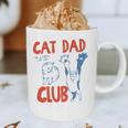 ON Back Cat Dad Club Life Is Better With Cats Father's Day Graphic Print Coffee Mug