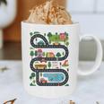 On Back Tired Dads Club Car Race Track On Dad Daddy Graphic Print Coffee Mug On Back Tired Dads Club Car Race Track On Dad Daddy Graphic Print Coffee Mug