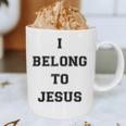 I Belong To Jesus Christian Gym Apparel Christian Dad Graphic Print Coffee Mug