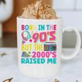 Born In The 90's But The 2000's Raised Me Y2K Nostalgia Graphic Print Coffee Mug