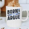 Born To Argue Graduation Lawyer Advocate Attorney Law Graphic Print Coffee Mug