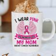 Breast Cancer Wings Shirt I Wear Pink In Memory Of My Mom Graphic Print Coffee Mug
