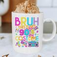 Bruh This Is My 90's Costume Nostalgia Mixtape 1990s Party Graphic Print Coffee Mug