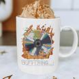 Buffering Glitched CD On Fire 2000s Nostalgia Graphic Print Coffee Mug