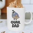 California Quail Bird Dad Quail Dad Graphic Print Coffee Mug