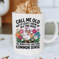 Call Me Old Seniors Nostalgia Retro Humor Casual Graphic Print Coffee Mug