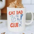 Cat Dad Club Life Is Better With Cats Father's Day Cat Dad Graphic Print Coffee Mug