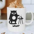 Cat What Humor Introvert Anti-Social Graphic Print Coffee Mug