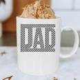 Checkered Dad Father's Day For Dad Family Graphic Print Coffee Mug Checkered Dad Father's Day For Dad Family Graphic Print Coffee Mug