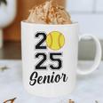 Class Of 2025 Softball Senior Graduation Graduate Women Graphic Print Coffee Mug