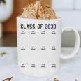 Class Of 2030 Graduation T-Shirt With Space For Handprints Graphic Print Coffee Mug