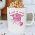 Class Of 2032 Senior 2032 Back To School 2032 Graduation Cap Graphic Print Coffee Mug