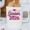 Coquette Pink Bow Senior 2026 Class Of Graduation Graphic Print Coffee Mug