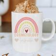 Cosmetology Instructor Cosmetologist Graduation Rainbow Graphic Print Coffee Mug