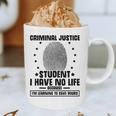Criminal Justice School Degree Graduation Day Student Graphic Print Coffee Mug