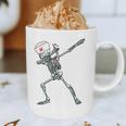 Dabbing Skeleton Nurse Halloween Graduation Graphic Print Coffee Mug