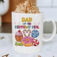 Dad Of The Birthday Girl Candyland Colorful Lollipop Party Graphic Print Coffee Mug