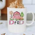 Dad Pink Farm Animal Birthday Kids Matching Family Graphic Print Coffee Mug Dad Pink Farm Animal Birthday Kids Matching Family Graphic Print Coffee Mug
