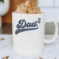 Dad3 Dad Cubed Father Of Three Daddy 3 Third Time Dad Graphic Print Coffee Mug