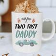 Daddy Dad 2nd Birthday Two Fast Race Car Second Bday Party Graphic Print Coffee Mug