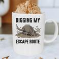 Digging My Escape Route Armadillo Introvert Humor Graphic Print Coffee Mug Digging My Escape Route Armadillo Introvert Humor Graphic Print Coffee Mug