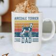 Dog Airedale Terrier Dad Vintage Airedale Terrier Dad Graphic Print Coffee Mug