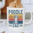 Dog Dad Vintage Poodle Dad Graphic Print Coffee Mug