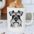 Dog Fingerprint Miniature Schnauzer Dad Mom Graphic Print Coffee Mug