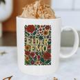 Elder Emo Floral Gothic Vintage Nostalgia Premium Tri-Blend Graphic Print Coffee Mug