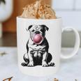 English Bulldog Bubble Gum Vintage Dog Mom Pet Dad Graphic Print Coffee Mug