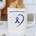 Faith Blue In Memory Of My Godmother Colon Cancer Awareness Graphic Print Coffee Mug Faith Blue In Memory Of My Godmother Colon Cancer Awareness Graphic Print Coffee Mug