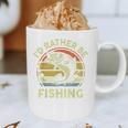 Fishing I'd Rather Be Fishing Bass Fish Dad Jokes Graphic Print Coffee Mug