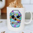 Frutiger Aero Aesthetic Tech Skull Computer Fishes Graphic Print Coffee Mug Frutiger Aero Aesthetic Tech Skull Computer Fishes Graphic Print Coffee Mug